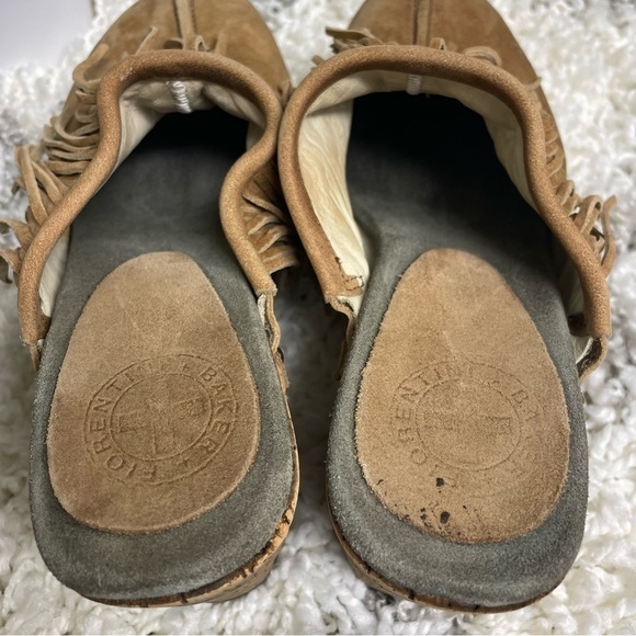 Fiorentini + Baker Fringe Leather Ding Clogs in Tan - Picture 12 of 14